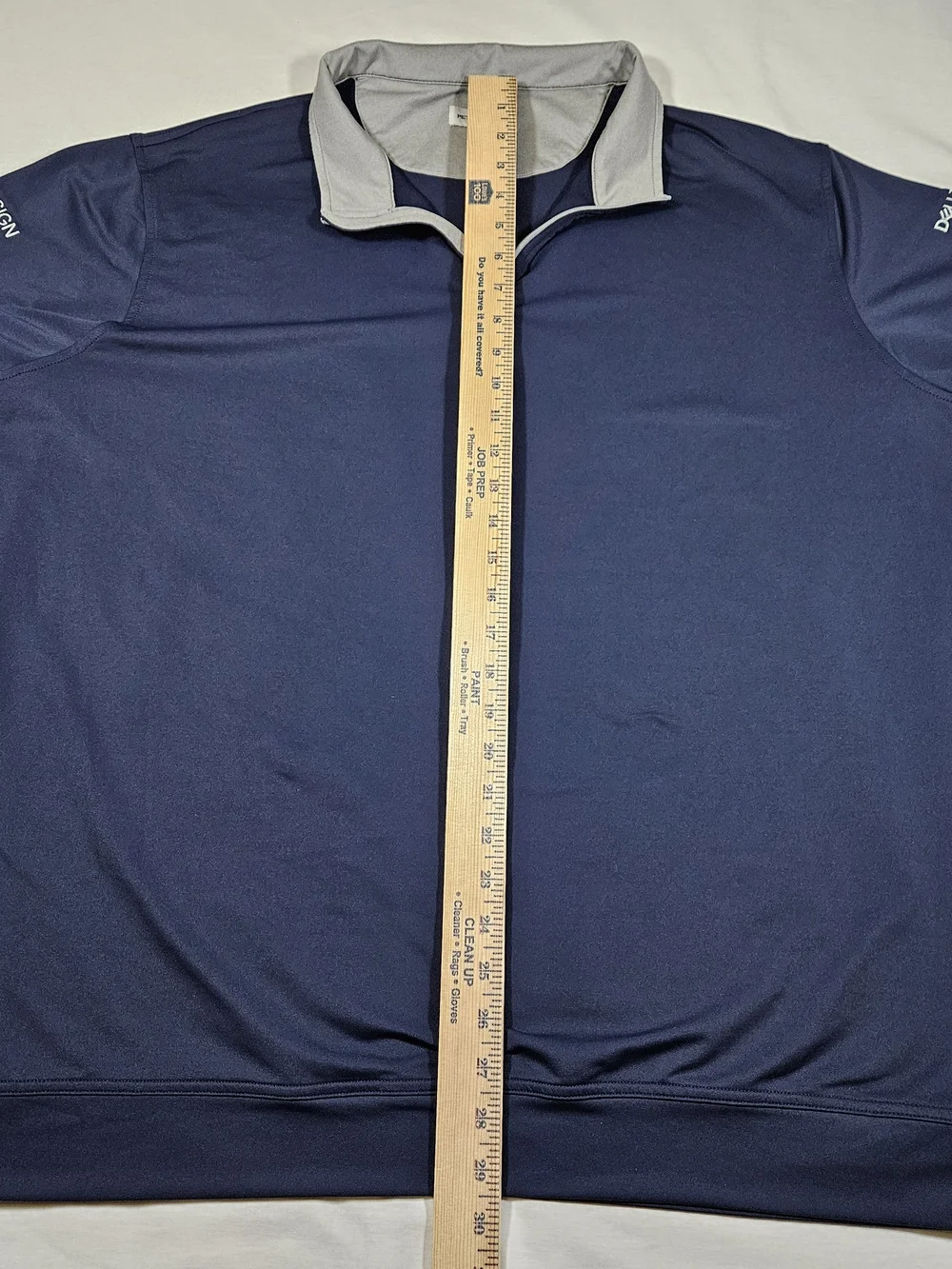 Peter Millar Men's Golf Pullover Quarter Zip XXL Navy Blue Dell Technologies